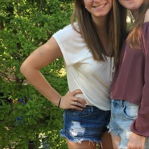 White/Cream Blouse shirt.